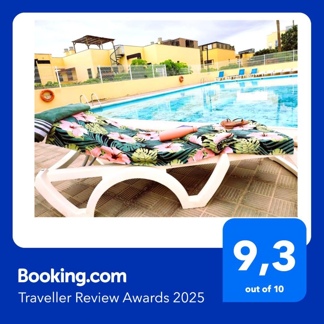 Vivienda Con Piscina, Solarium, Vistas Teide Apartment Cho Bagian luar foto